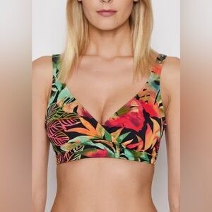 Ralph Lauren Surplice Front Bikini Swim Top